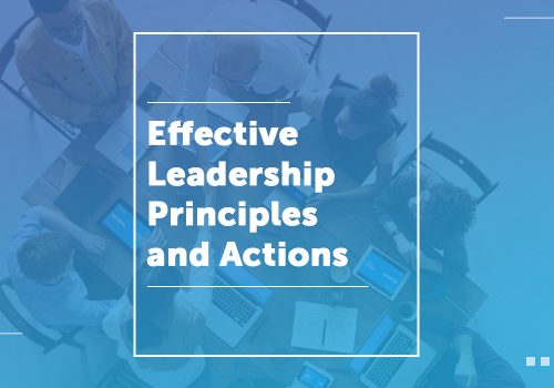 Effective Leadership Principles And Actions